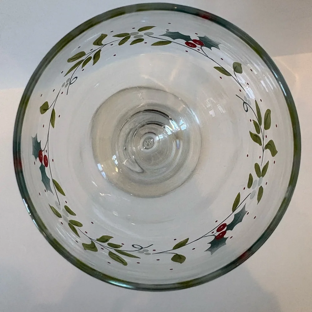 Pfaltzgraff Winterberry 16 oz.Iced Tea Glass Water Goblet Discontinued 5423294